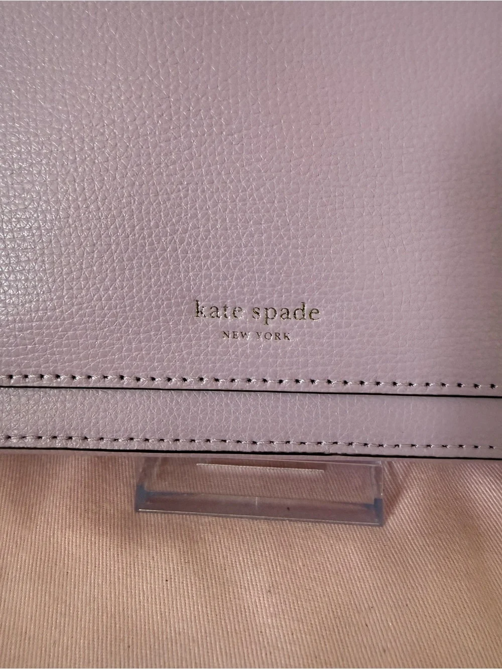 Kate Spade Sylvia Graphic Clover Appliqué Chain Wallet